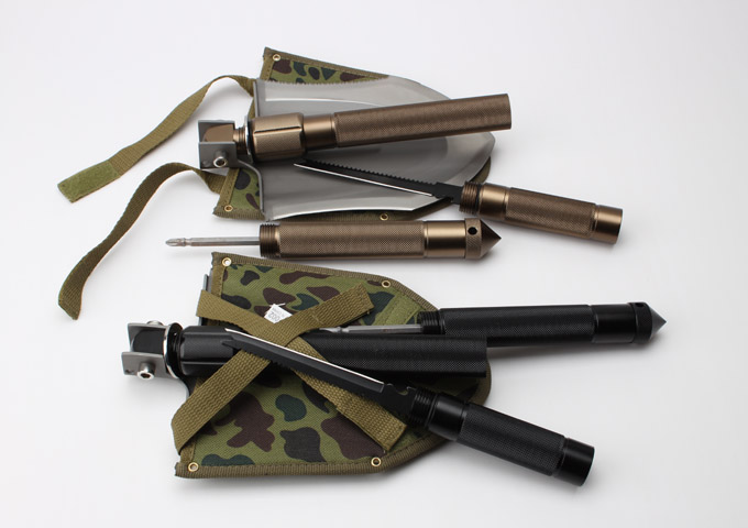Outdoor multifunctional folding military shovel (small)