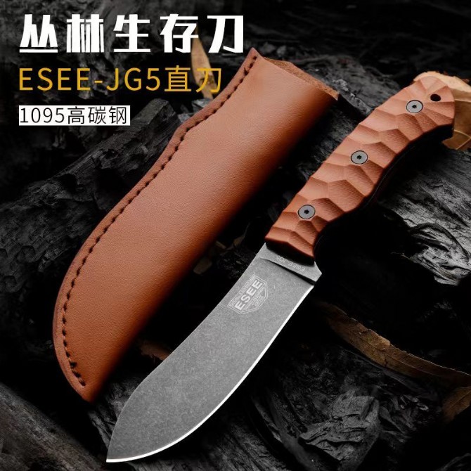 ESEE-JG5直刀-美国著名RAT丛林生存刀