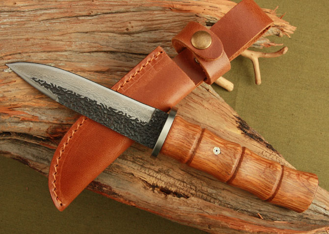 Melaleuca steel - Flower nail bamboo straight knife