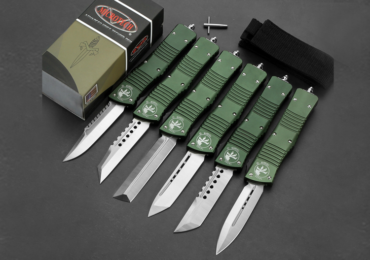 Microtech 微技术大龙【绿柄白刃】