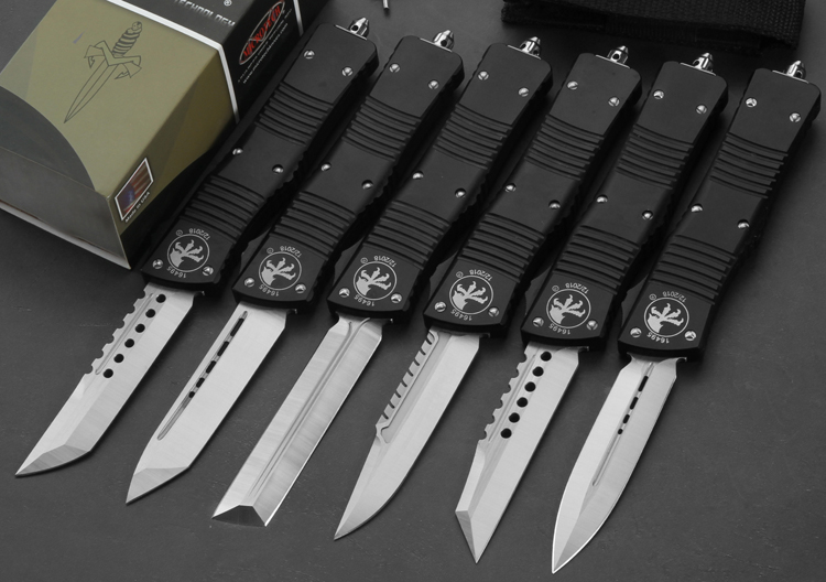 Microtech 微技术大龙【黑柄白刃】